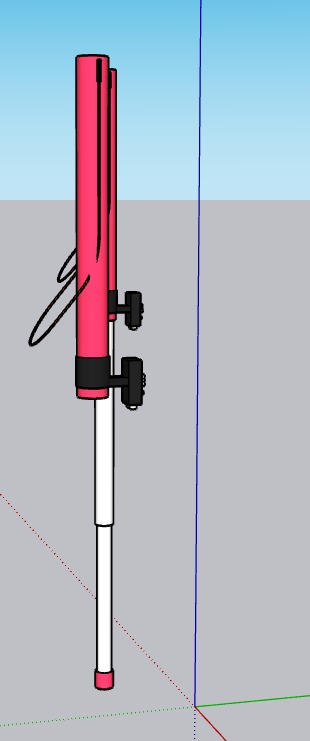 3D Desain Tongkat Pintar